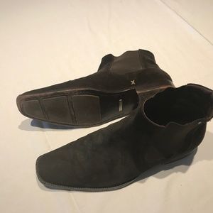 Gordon Rush brown suede Beatle boots, size 12